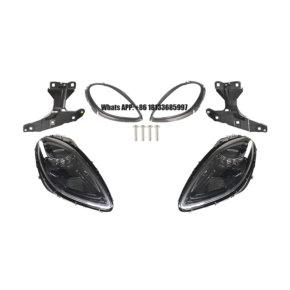 

Новые матричные светодиодные фары PDLS в стиле 95B.3 для Porsche Macan 95B (2014-2021), обновление до версии 2022 года, установка Plug-and-Play, замена ламп 12В.