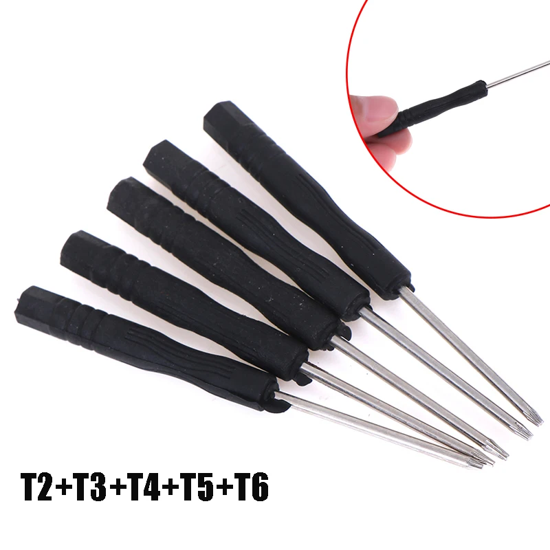 

5pcs 85mm Precision Torx Screwdriver Set T2+T3+T4+T5+T6 For Mobile Phones Repair Tool