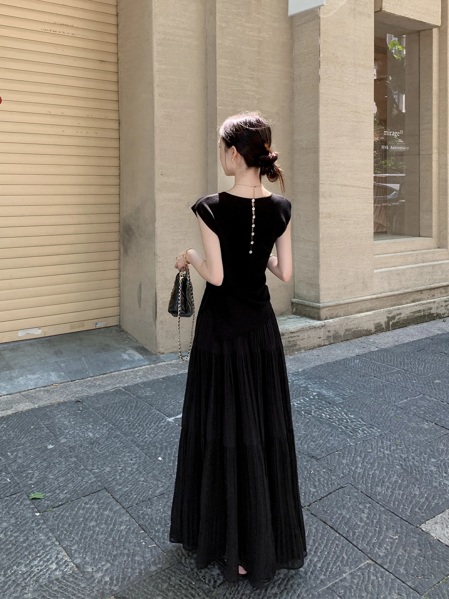 

Bla Knitted Vest Women's Summer New Sle Slim Fit Svel Top Irregular Pleating Design Faionable Commute Sle Pure ...