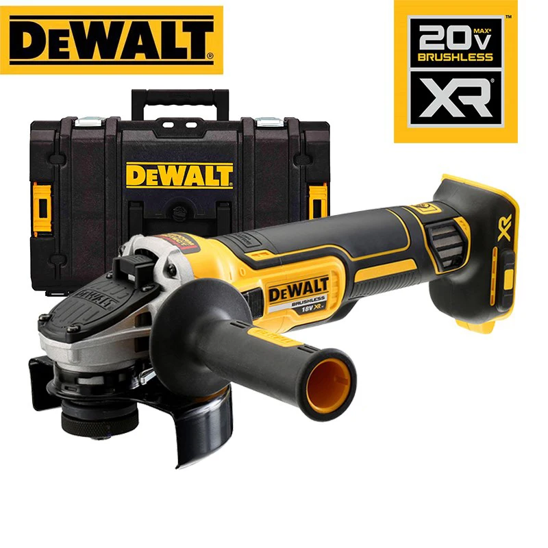 Dewalt 125mm Brushless Angle GrinderImpact Polisher M14 Cutting Machine Wireless Woodworking DEWALT Power Tool for 20V Battery