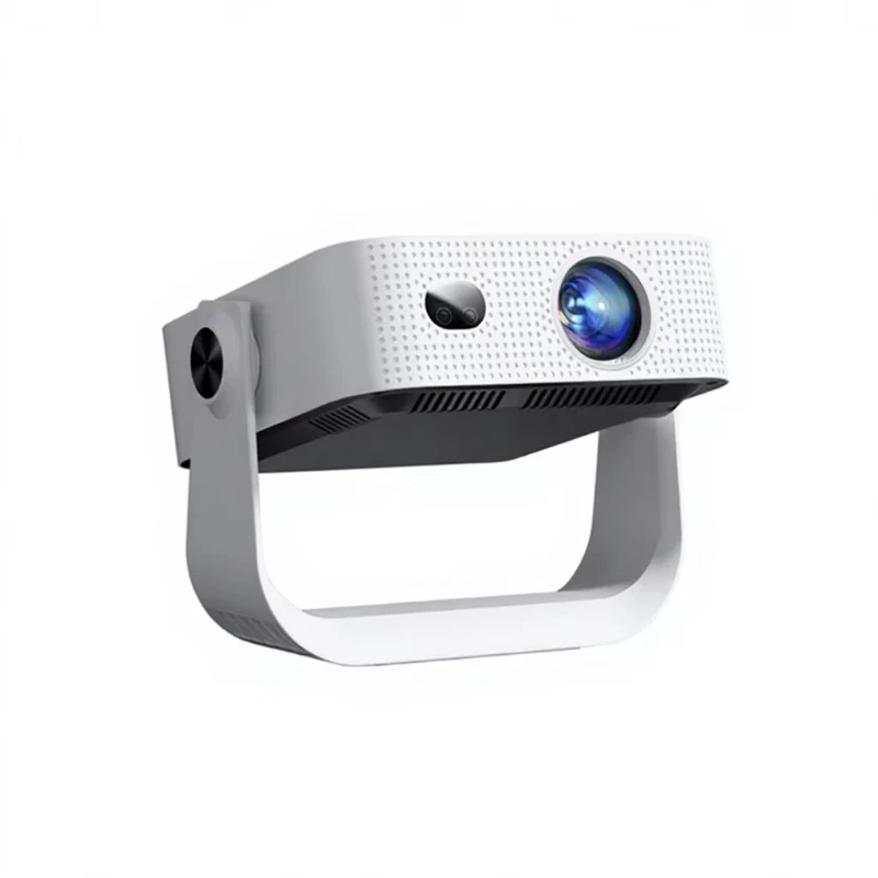 Mini Portable 1080p Full HD LED LCD Android 12.0 4K Supported 5200 Lumens Built-in Speakers Home Projector