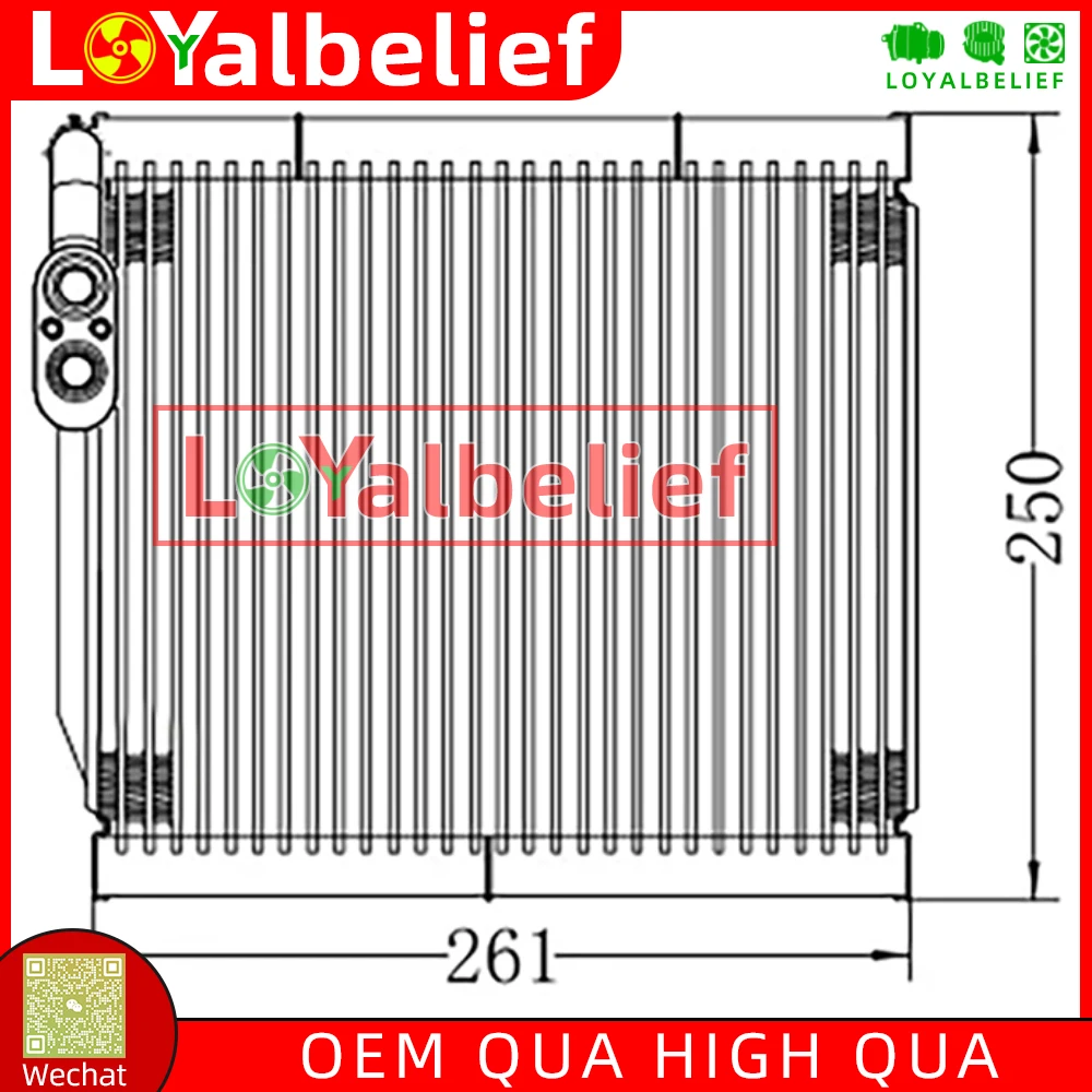 Car AC Evaporator Core Fits FOR Hyundai ix25 CRETA I GS  MALC281CMGM041756  97139A0900 97139-A0900 ACE99008