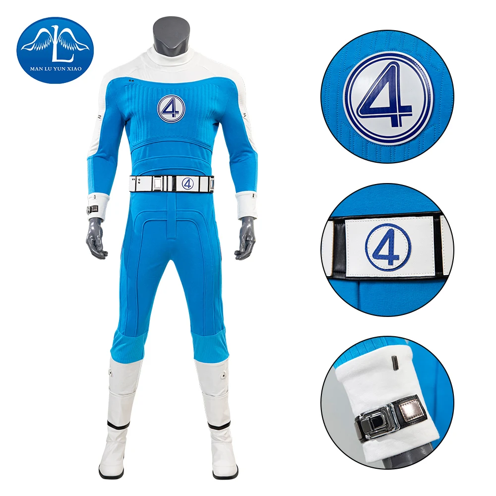 

Manluyunxiao Movie The Fantastic Four First Step Cosplay The Thing Ben Grimm Superhero Bodysuit Halloween Party Uniforms