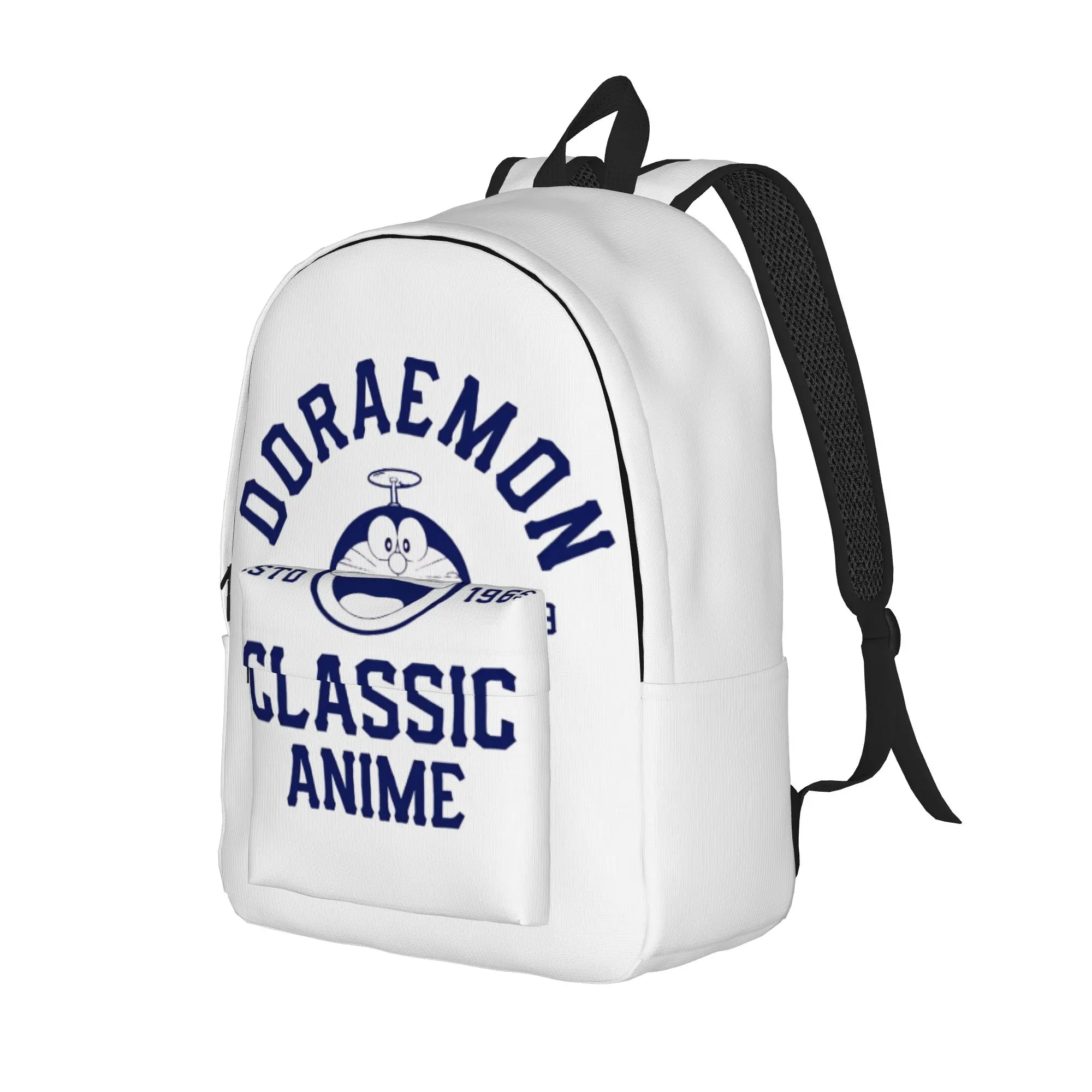 doraemons blue cats  Backpack for Men Women Cool High School Hiking Travel Daypack  Laptop Shoulder Bag Outdoor