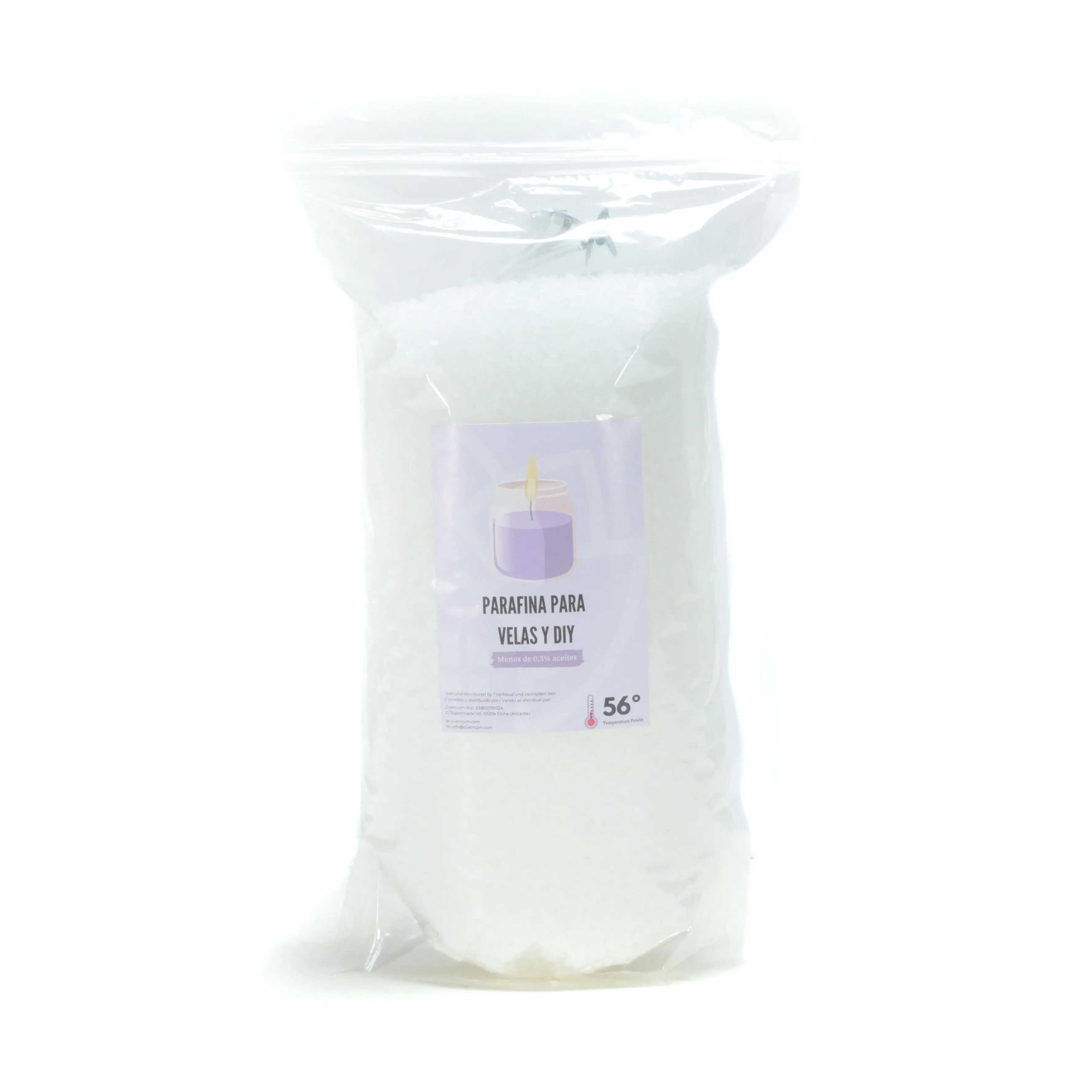 CUENCUM Cera de Parafina Natural 1Kg - Perlas Blancas para Velas Aromáticas y Manualidades DIY. Ideal para Crear Velas de Forma Personalizada con Aroma, Excelente Calidad para Proyectos de Manualidades en Casa. Perlas de Parafina Fácil de Usar, Resultados