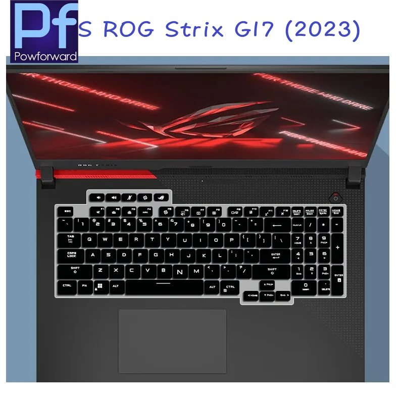 For Asus ROG Strix G17 G713PI 2023 2022 G713QR G713QM G713QE G713RM G713QC G713Q G713 QM QR QC Q G Laptop Keyboard Cover skin