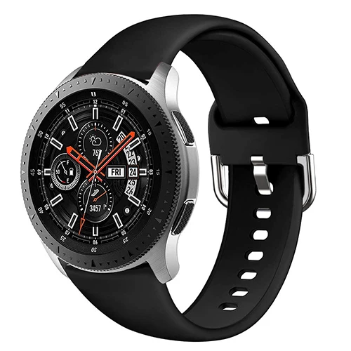 Ремешок силиконовый для Samsung Galaxy Watch 3 Active 42 мм 46 мм/Gear S3, браслет для мужчин и женщин, 46 мм 42 мм, 20 мм 22 мм