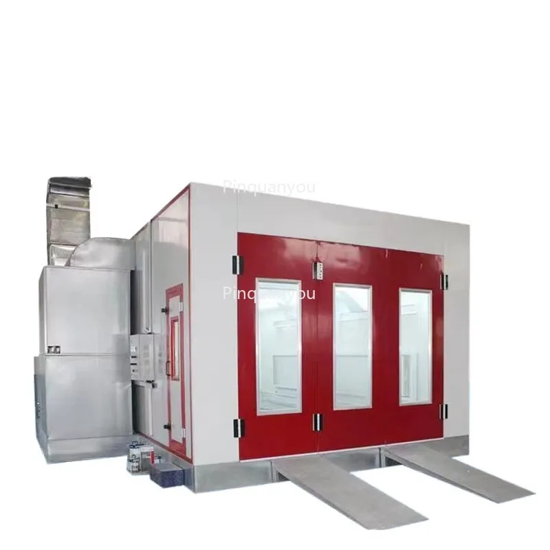 Electric Heated LED Lighting Car Paint Preparation Room Booths Spray Booths for Cars Cleaning