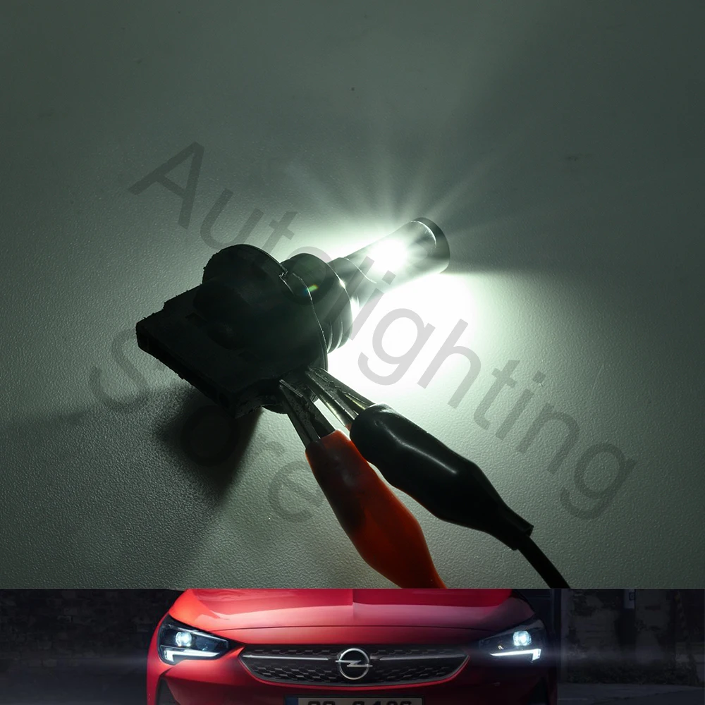 2 قطعة H11B H9B H8B Led المصابيح الأمامية ل 2011 2012 2013 2014 أوبل كورسا D سيارة المصابيح الأمامية منخفضة شعاع 6500K الأبيض Canbus CSP 1400LM #2