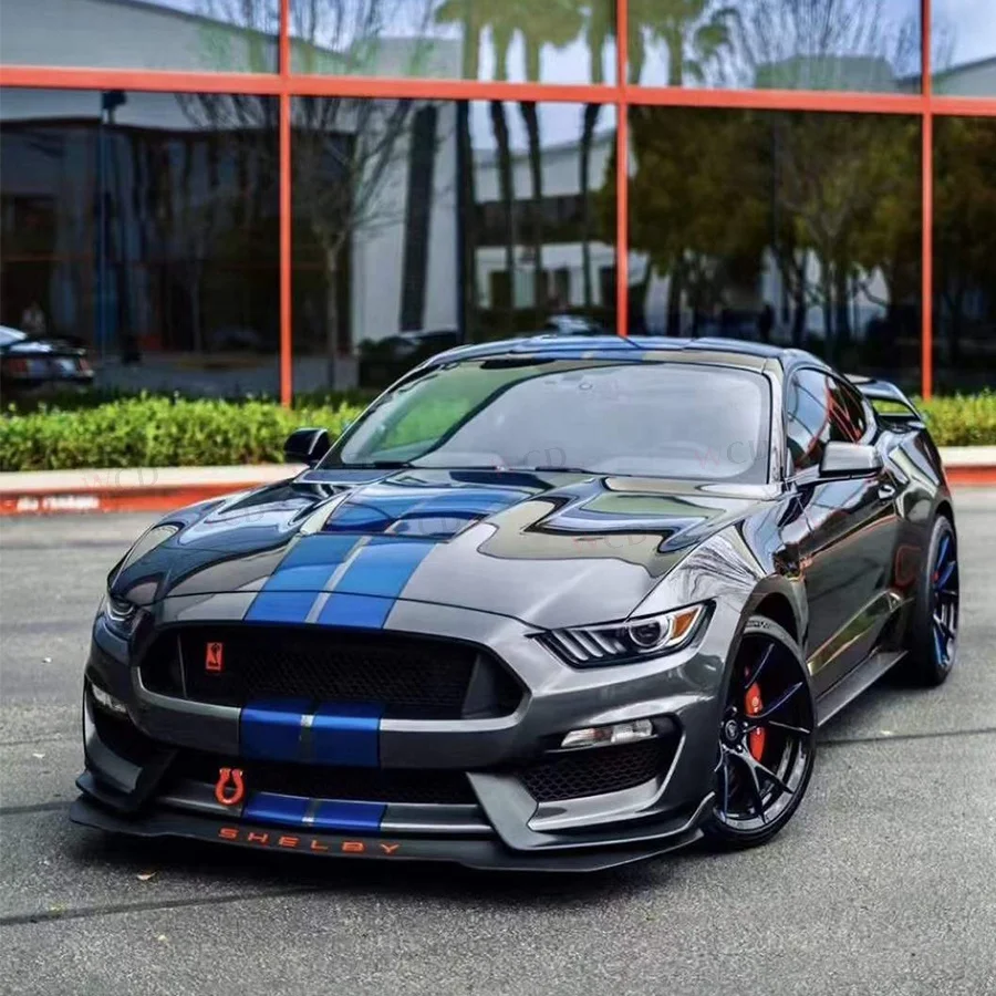 GT350 Style Car Body Kit PP Material Front Bumper Lip For 2015-2017 Ford Mustang Body Kit