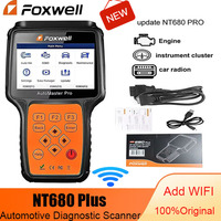 Foxwell NT680 Plus WIFI All Systems Car Diagnostic Scanner Support Oil Light/Service Reset+EPB Diagnosis Machine for All Car