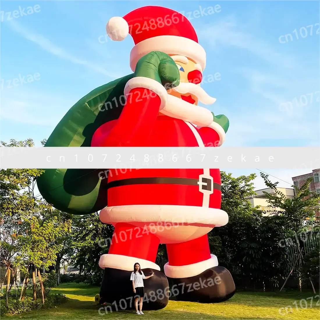 Outdoor Inflatable Santa Claus Giant 8 Meters 4 、5 、6 Meters 10 Meters Backyard Decoration Christmas Decorations