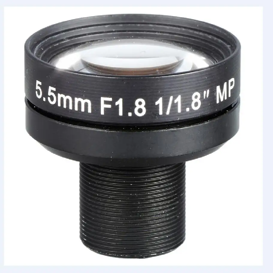 

5-мегапиксельный объектив 5,5 мм, 1/1,8 дюйма, F1.8, с креплением M12 для HD IP-камер видеонаблюдения