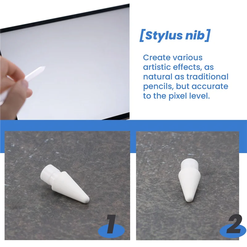 AY14 -2Pcs Is Suitable For  Pencil Generation/Second Generation Ipad Stylus Replacement Pen Tip Stylus Press Screen Pen