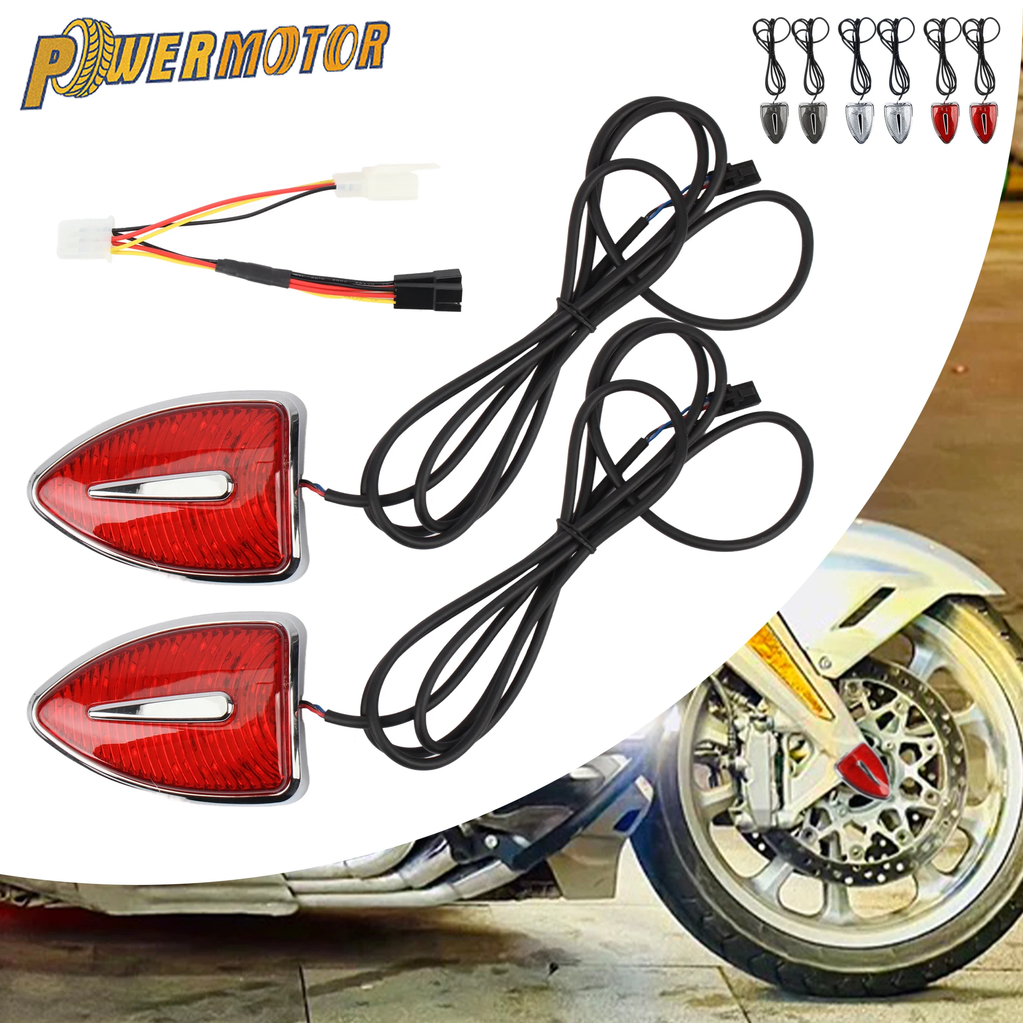 

For Honda GL1800 B Gold Wing Airbag F6B Motorcycle Turn Signal Running Indicator Lamps Deluxe Marker Lights Replacement Parts