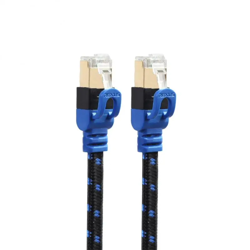 Cat 7 Network Cable High-speed 0.5m 1m 2m 5m 10m Cable Pure Copper 600mhz 10g Pc Accessories Cat7 Internet Cord Rj45 Cable