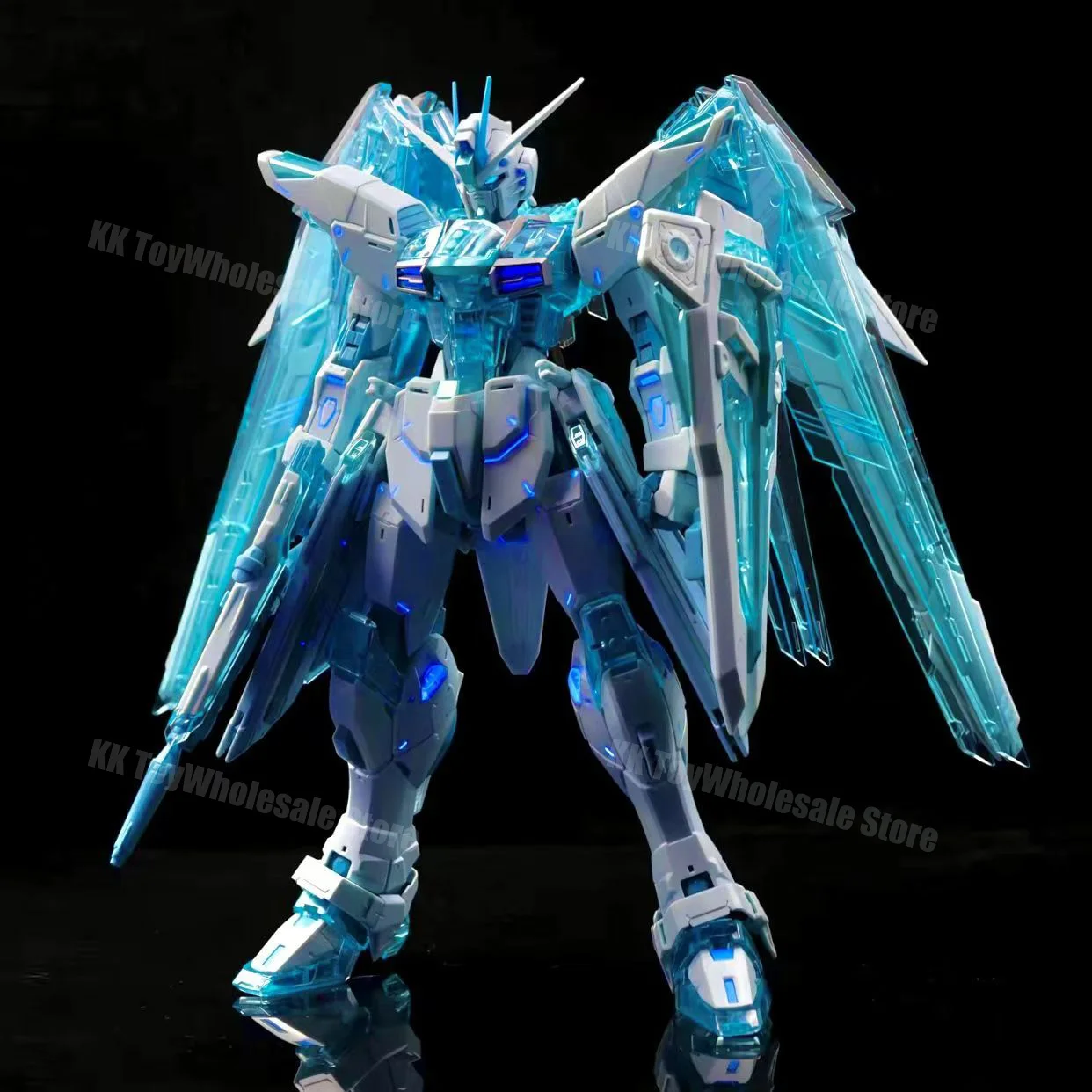 ชุดประกอบโมเดล DABAN 6650 MG 1/100 Lce Blue Zgmf-X10a Freedom 2.0  โมเดลพลาสติก หุ่นยนต์แอคชั่นฟิกเกอร์ ของเล่นโมเดลพลาสติก