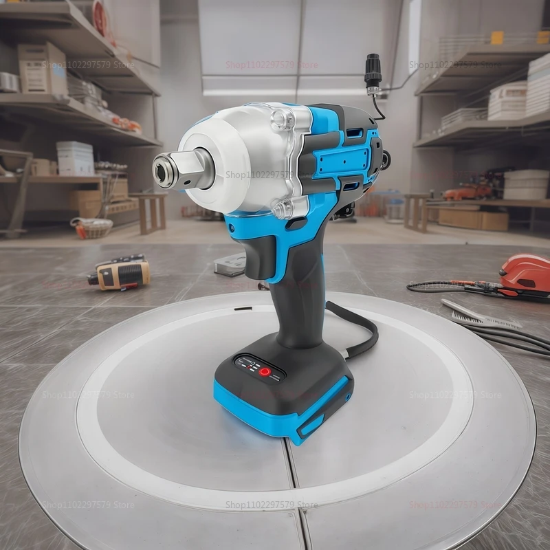 Wireless Impact Wrench Cordless Brushless Electric Power Tool High Torque Rechargeable Handheld Tool for Repair Construction