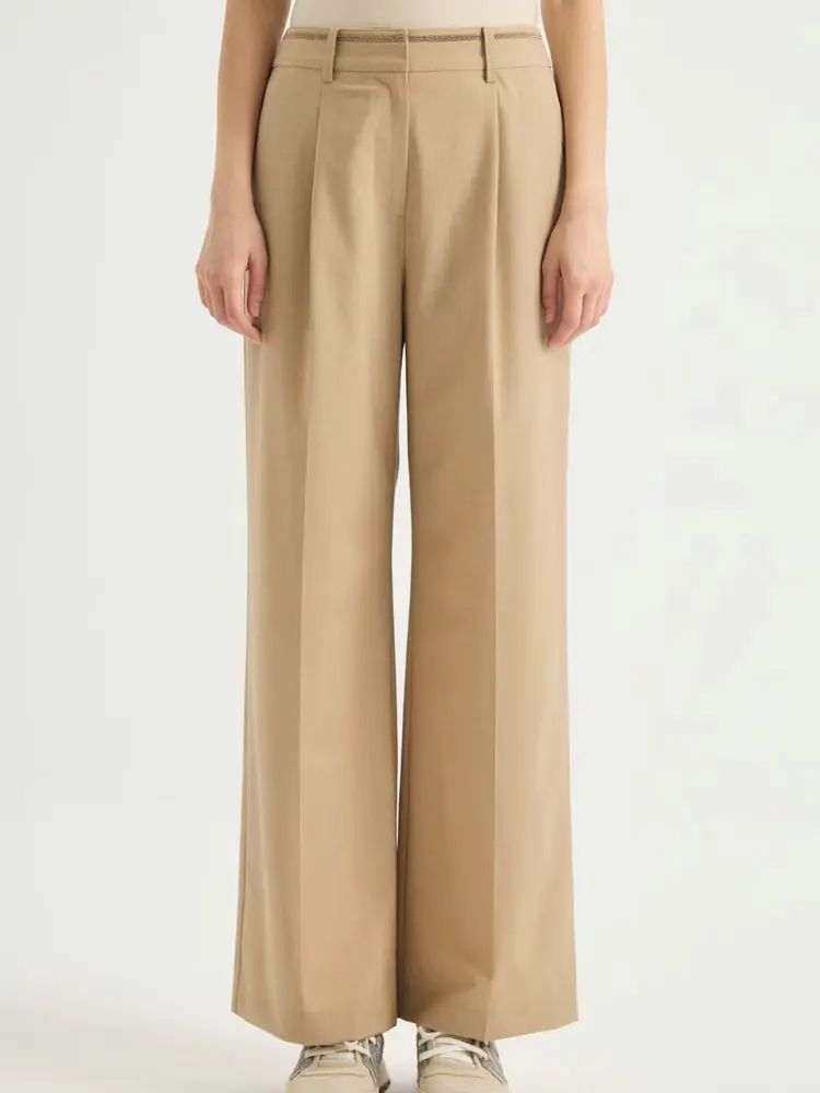 2026 Autumn/Winter Women's High-Waisted Straight-Leg Wide-Leg Casual Trousers