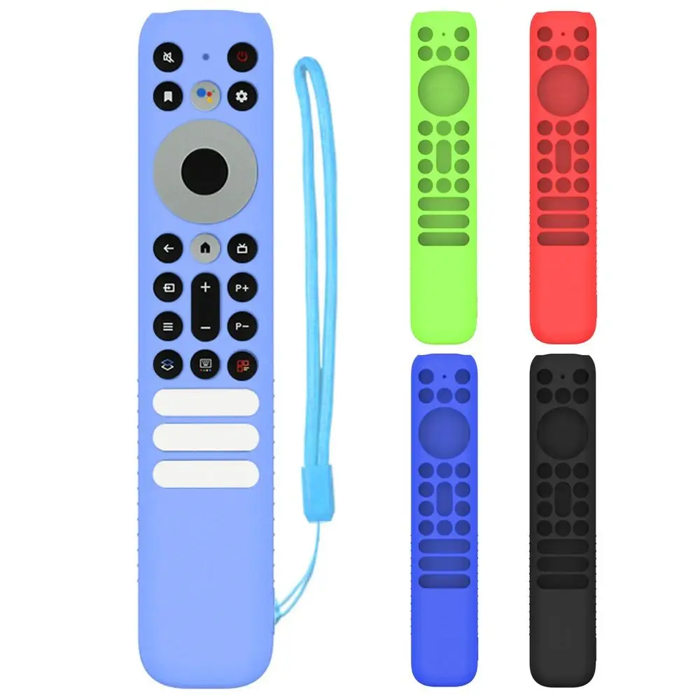 1PC For TCL RC902V Remote TV Remote Control Case Shockproof TV Stick Cover Plain Color Protective Case Home Accessories