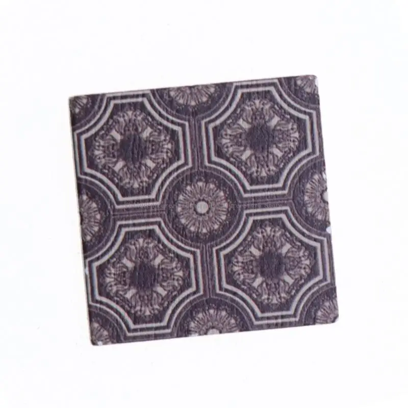 9 Stück sichere Holzbodenfliesen für Kinder, Bastelmodell, Projekt, Spielzeug, Simulation, Puppenhaus, Raumdekoration, Zubehör