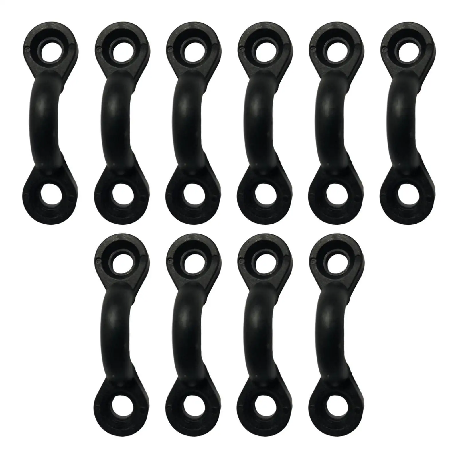 

Nylon Kayak Eyelet Tie Down Loop Deck Rigging Loop Deck Fitting Bungee Kit Kayak Bungee Hooks Buckles Rigging 10 Pieces Pad Eyes