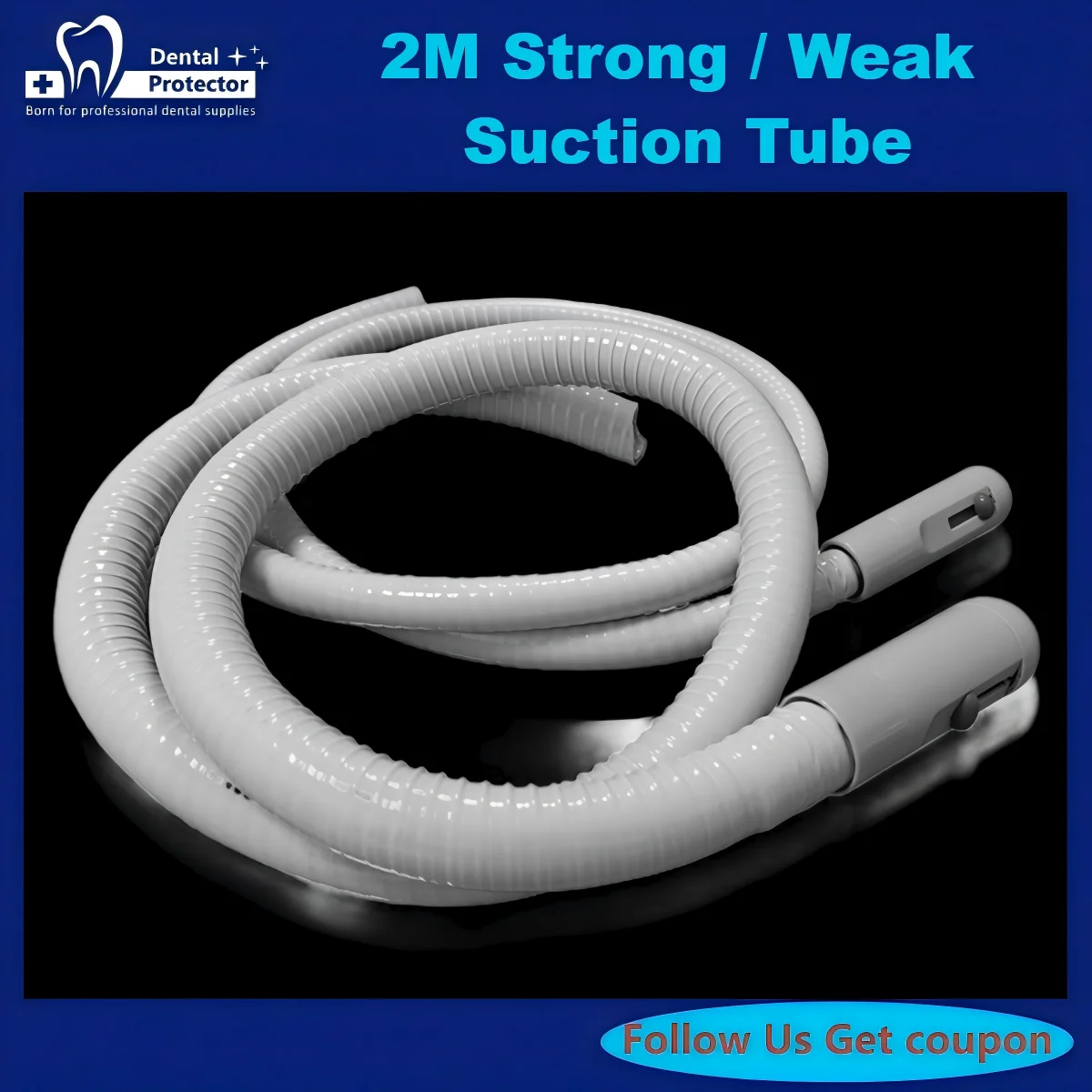 

PROTECTOR 2M Dental Suction Tube Strong And Weak Tubing Hose for Dental Equipment