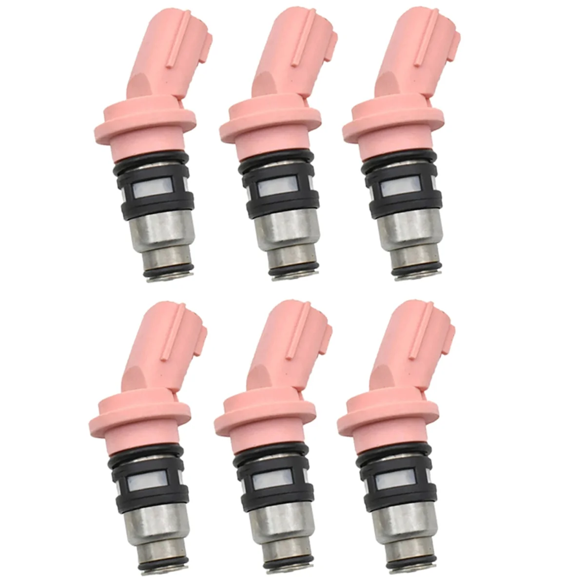 6Pcs Car Fuel Injectors Nozzle 16600-73C00 A46-H02 for Nissan Sylphy 100NX Almera Primera Sunny Tsuru 1660073C00 A46H02