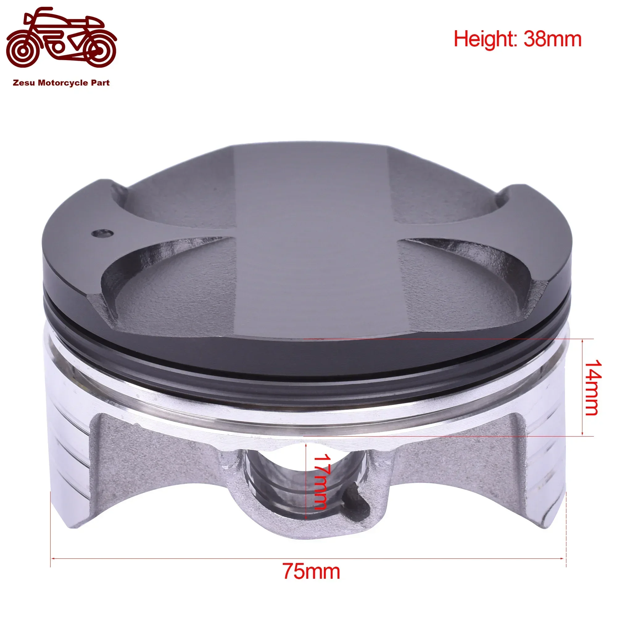 Motorcycle 75mm ~ 76mm Piston Rings Kit For HONDA 13101-MCJ-750 CBR1000RR CBR 1000 RR 2004-2007 13101-MCJ-750 CBR954RR 2002-2003