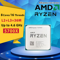NEW AMD R7 5700X Ryzen 7 5700x 8 Cores 16 Threads 7NM L3=32M 100-000000926 Socket AM4 No Fan