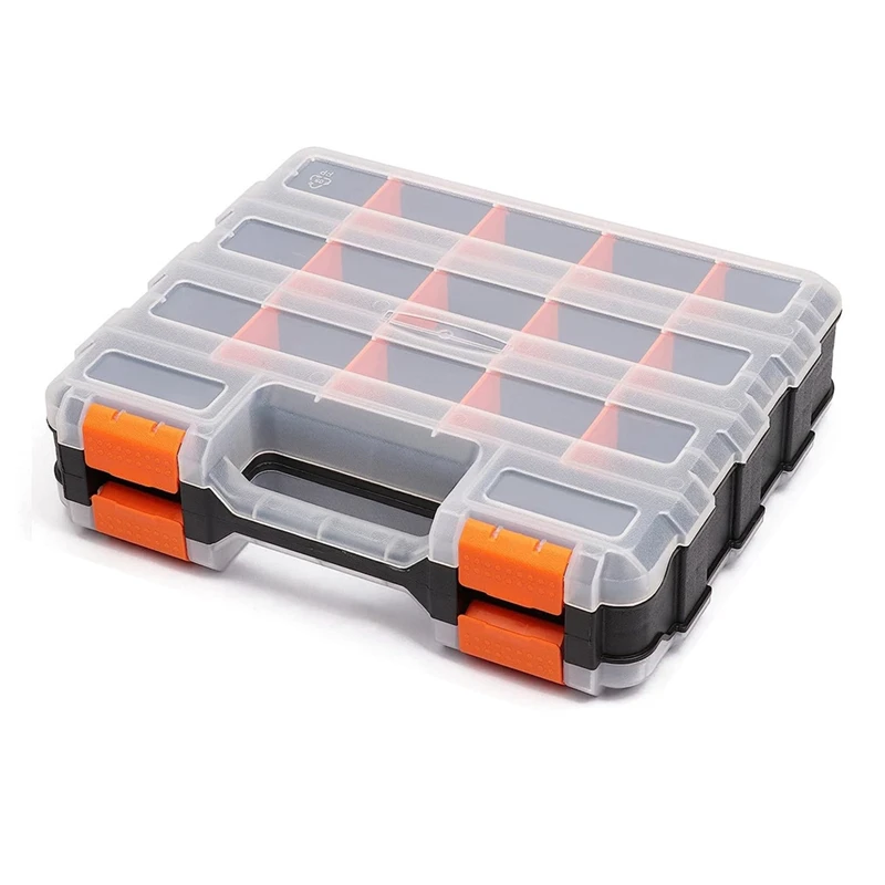 1 PCS Double Sided Tool Organizer Hardware Tool Accessory Box Parts Box Tool Box