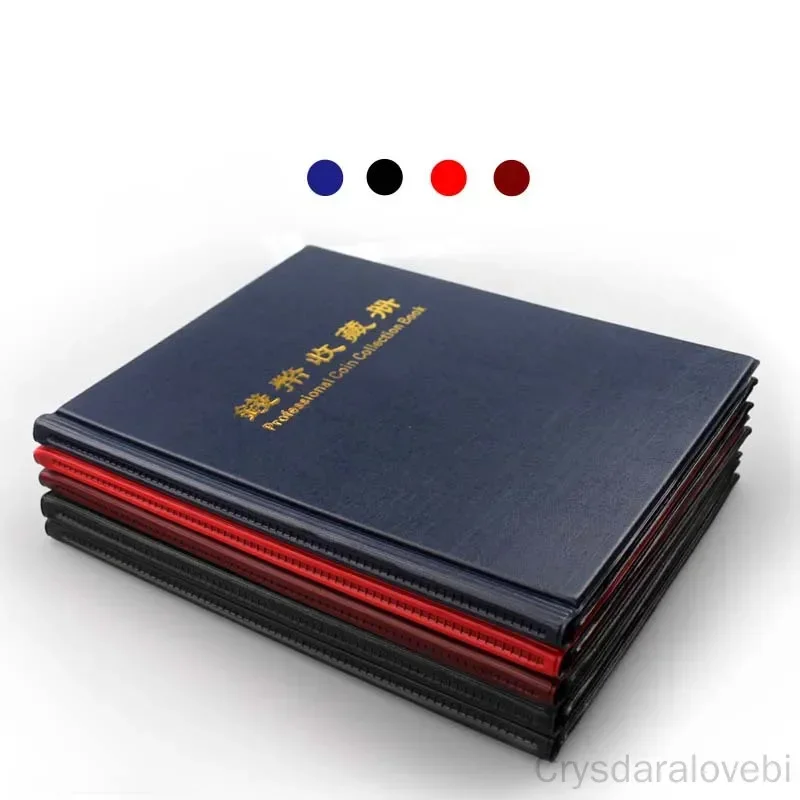 High Quality Put 200 Pieces/Coins Album For Fit Cardboard Coin Holders Professional Coin Collection Book Bitcoin Collection