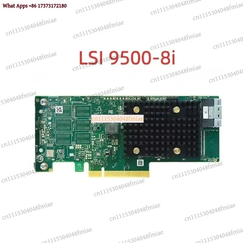 LSI 9500-8i/9500-16i PCIe4.0 Tri-Mode HBA 12Gb/s SAS 6Gb/s SATA NVMe Internal Ports