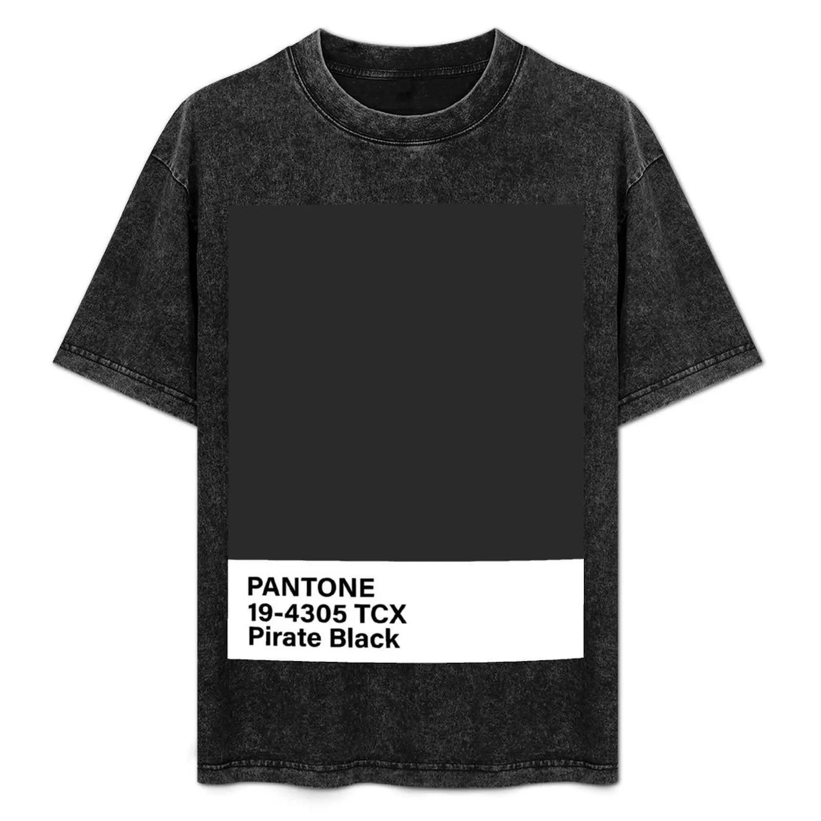 pantone 19-4305 TCX Pirate Black T-Shirt quick-drying graphic t shirts for a boy mens fashion