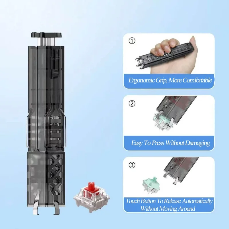 2 في 1 Keycap مجتذب التبديل مجتذب مفتاح التبديل مجتذب للوحة المفاتيح الميكانيكية الألعاب لوحة المفاتيح مفاتيح DIY أداة التنظيف