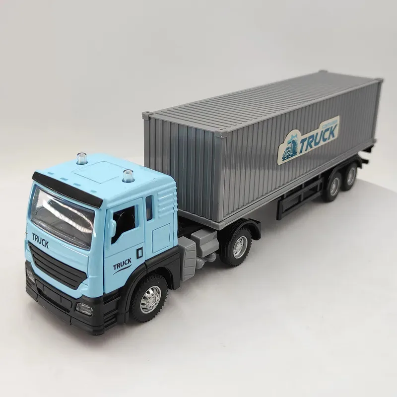 

Diecast G1 Scale Simulation Trailer for Transporting Container Trucks Alloy Car Toys Model Collectible Souvenir Display