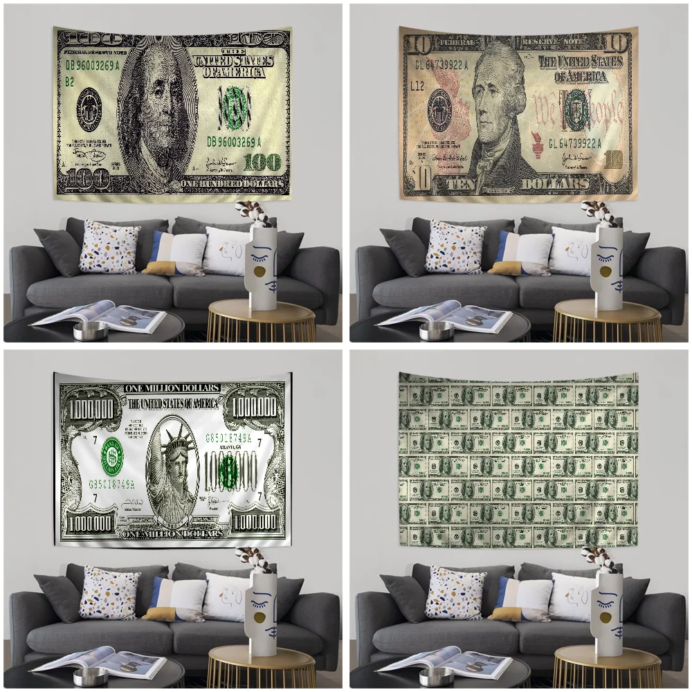 D-Dollar L-Luxury Printed Large Wall Tapestry Cheap Hippie Wall Hanging Bohemian Wall Tapestries Mandala Home Decor