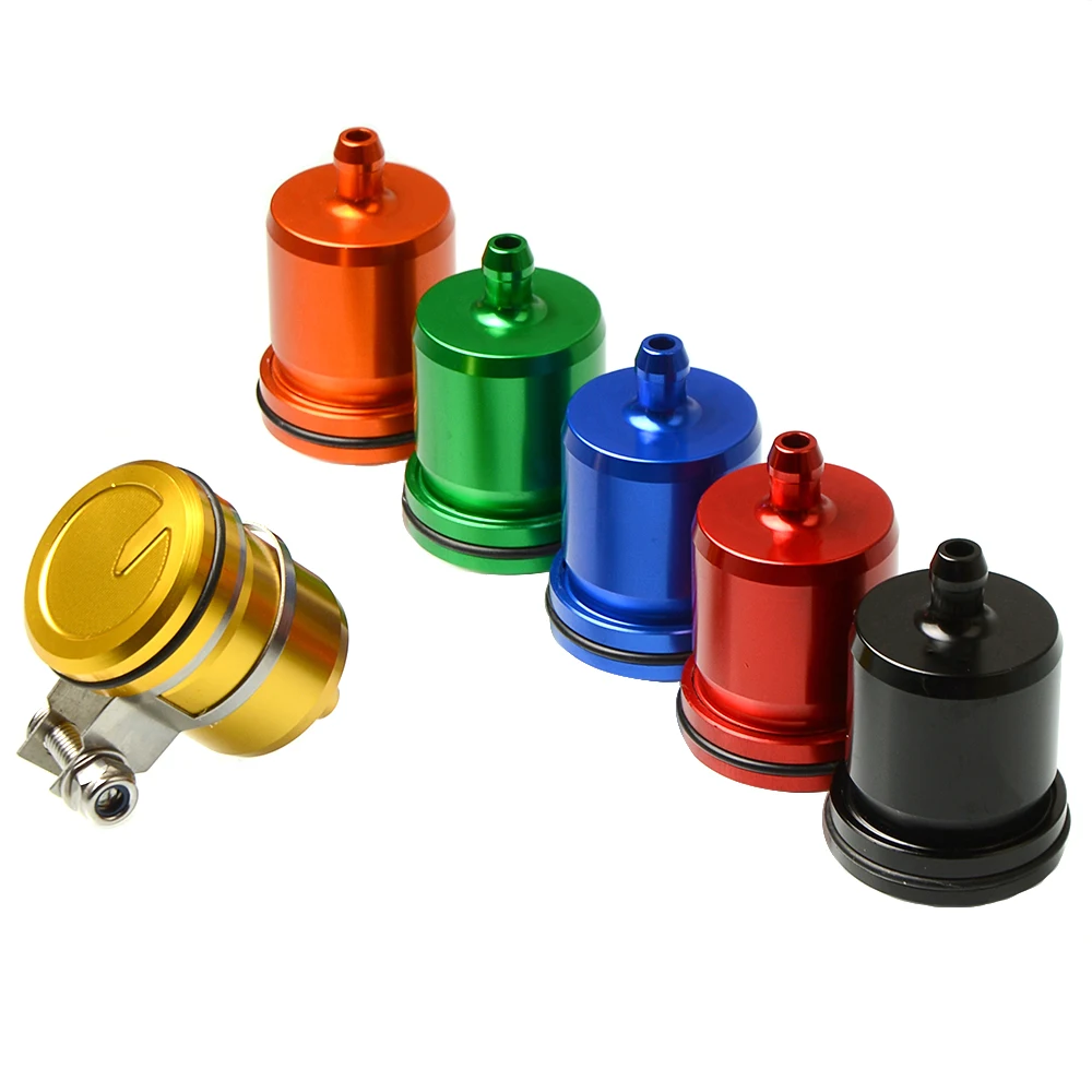 FOR kawasaki NINJA 250R 2008-2012 ZX6R ZX10R Z750R Z1000SX Motorcycle CNC Brake Fluid Reservoir Clutch Tank round Oil Fluid Cup