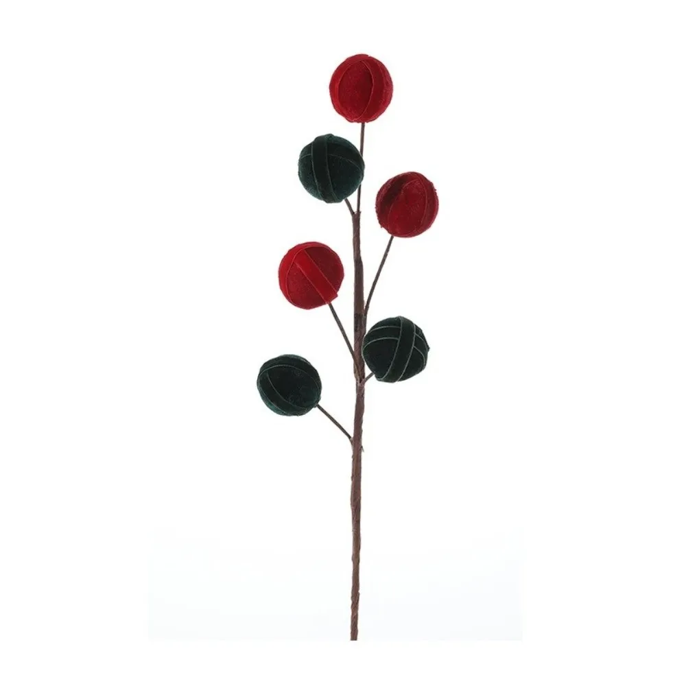 

Flocking Lollipop Christmas Foam Ball Simulated Flower Arrangement Christmas Flowers Christmas Tree Cuttings Decorations