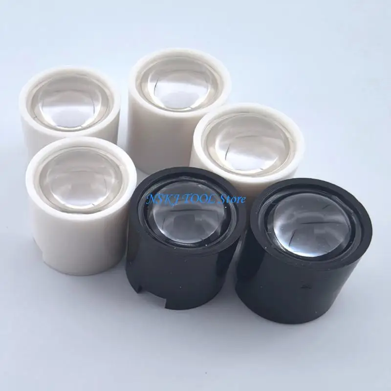 L8RC LED Lens 1W 3W 5W 10W 14.5mm Waterproof 15 Degree Angles Lens For DIY Washwall Light Lamp Reflector Clear