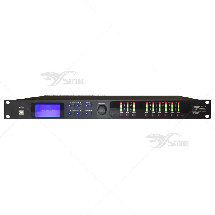 DF3.6SP + 7-Band 3 ingressi 6 uscite processore digitale Audio professionale