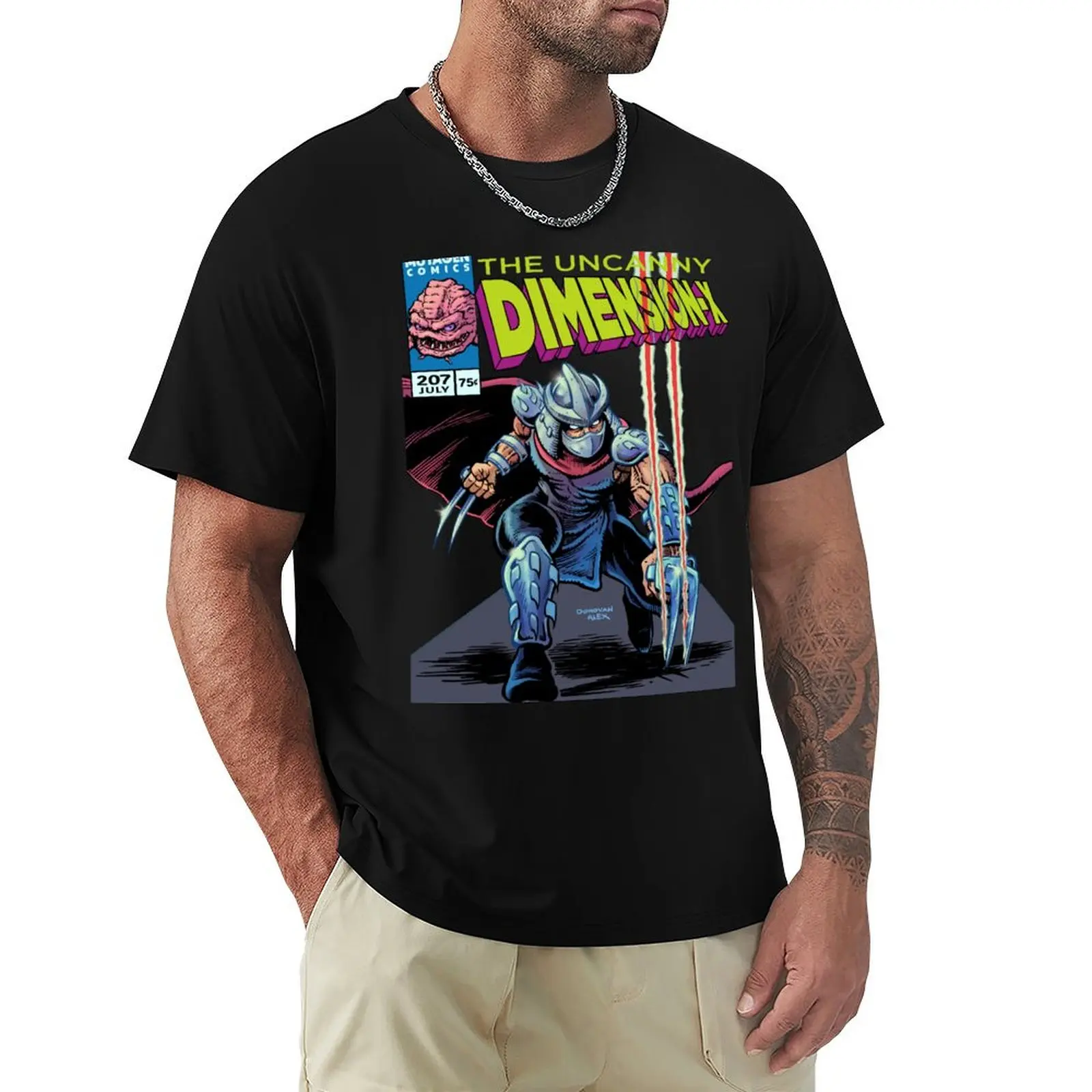 Uncanny Dimension X T-Shirt plus size tops anime clothes summer tops basketball graphic tees fruit of the loom mens t shirts image 3