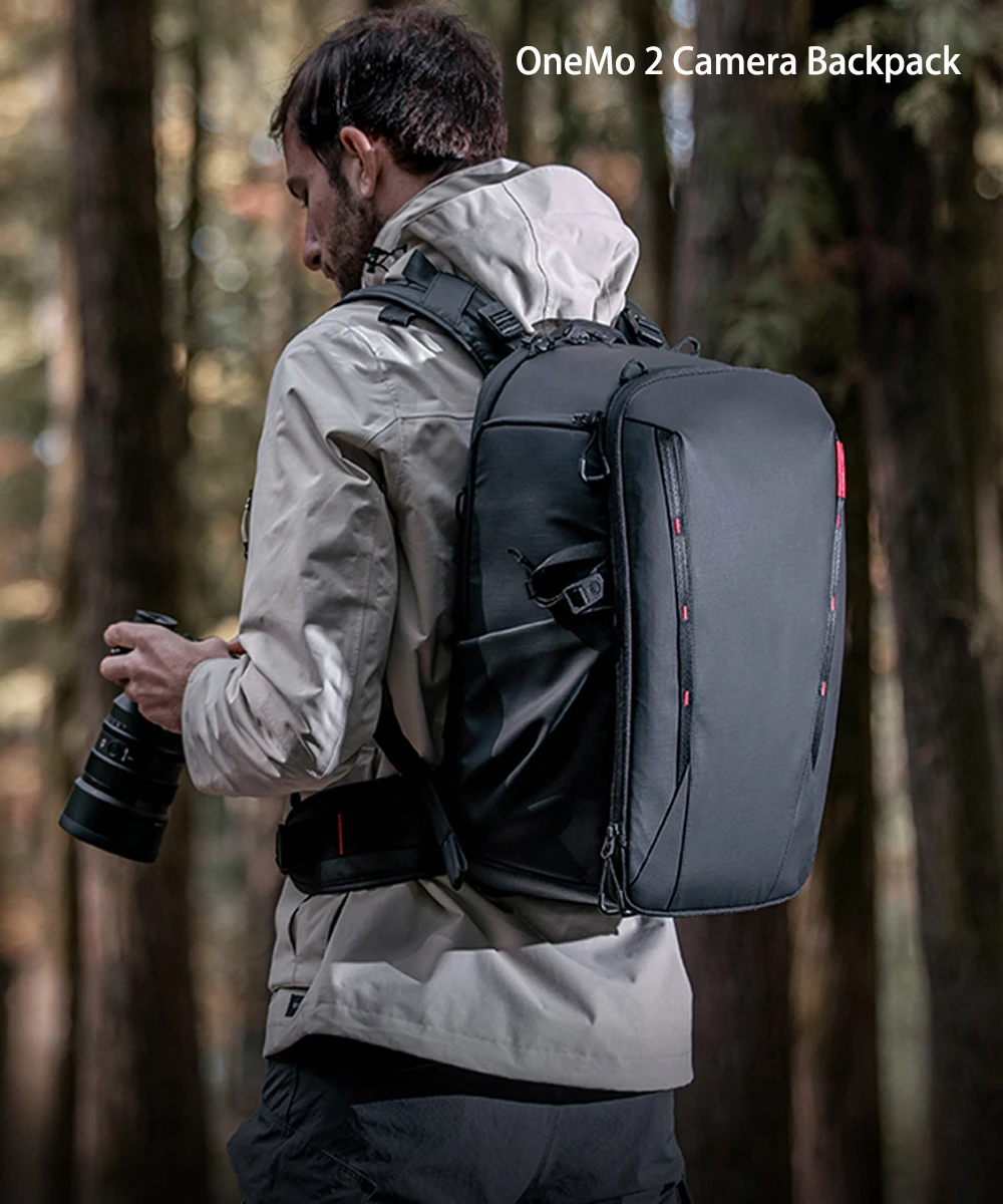 PGYTECH OneMo 2 Kamerarucksack mit Umhängetasche für 16-Zoll-Laptop für Fotografen, wasserdichter Rucksack für Canon Fuji Kamera – Detail 1