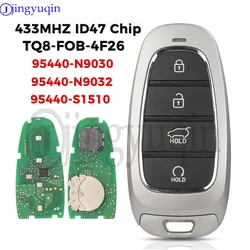 jingyuqin TQ8-FOB-4F26 95440-N9030 95440-S1510 95440-N9032 433MHZ ID47 Chip Remote Car Key For Hyundai Tucson Santa FE 2021 2022