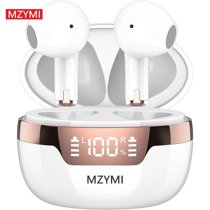 

MZYMI New J97 Bluetooth5.2 Earphone LED Display True Wireless Headphone Touch Control HD Call Sport Gaming Headset With Mic