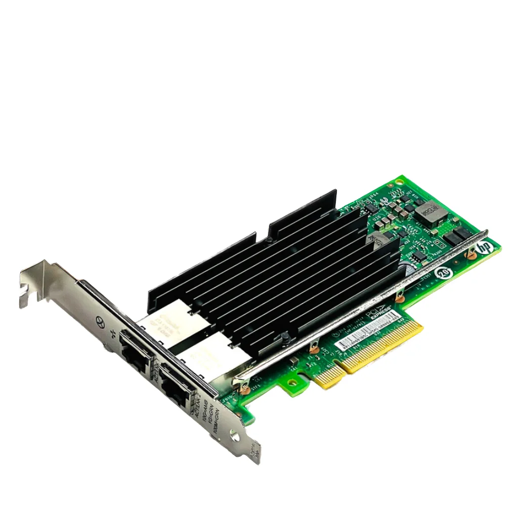 

Внутренняя двухпортовая серверная сетевая карта PCIe X8 Lekuo PI40R2 10 ГБE Intel X540 CHIP 2 RJ45 10 Гбит/с Проводной запас