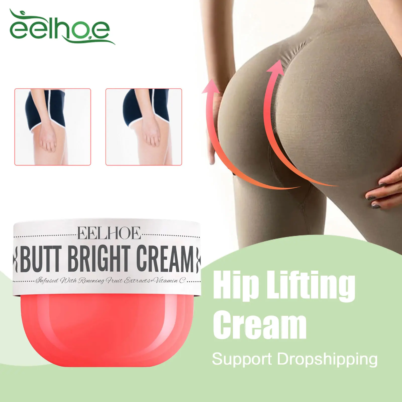 

Buttock Enlargement Cream Butt Augmentation Lift Hip Up Regrowth Firming Shape Anti Sagging Moisturizing Smooth Big Ass Cream