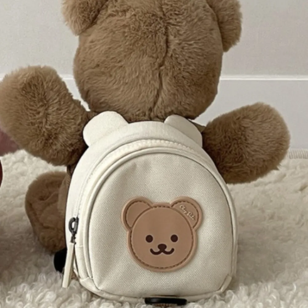 Kids Backpack Round Kawaii Children\'s Handbags for Girl Kindergarten Boy Schoolbag Cartoon Bear Bunny Toddler Bag