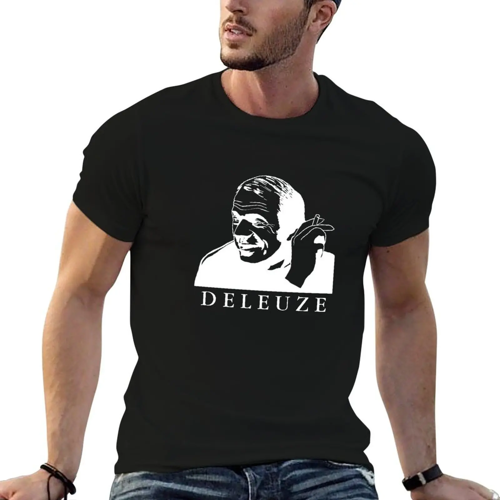 

cotton Gilles tees t t shirts shirt man shirts 100% t Deleuze T-Shirt men designer for graphic