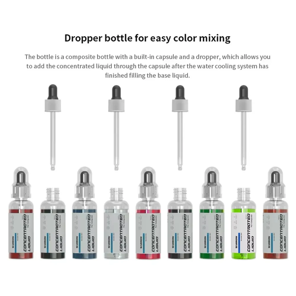 Barrow Waterkoelvloeistof 40 ml PC-koelvloeistof Anti-corrosie Thermische vloeistof Koeling Speciaal geconcentreerde koude vloeistof SLYLD-C